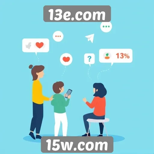 Funcionalidades de interação social no 13e.com