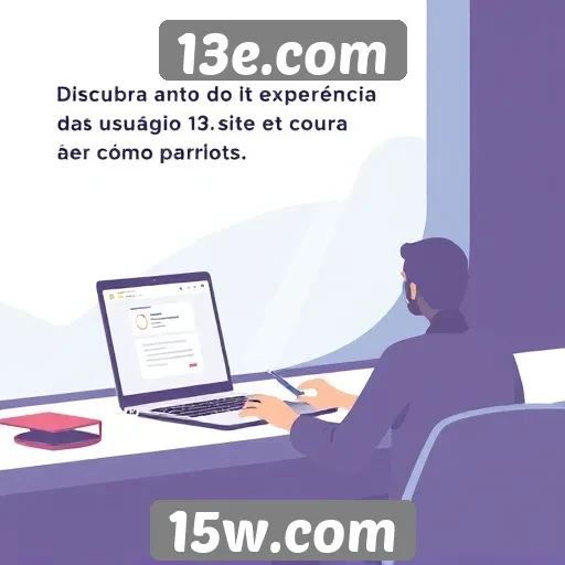 Estudo sobre a experiência do usuário no site 13e.com